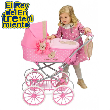 Cochecito Muñeca Bebote Grande Classic Deluxe Moisés Cochecito Muñeca Bebote Grande Classic Deluxe Moisés
