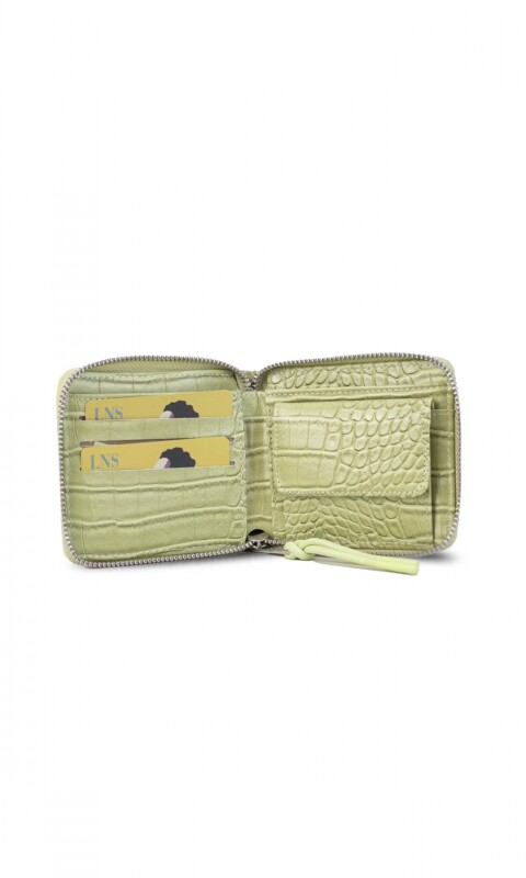 BILLETERA CANDELA CROCO MANZANA VERDE