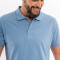 Remera m/c lisa azul piedra