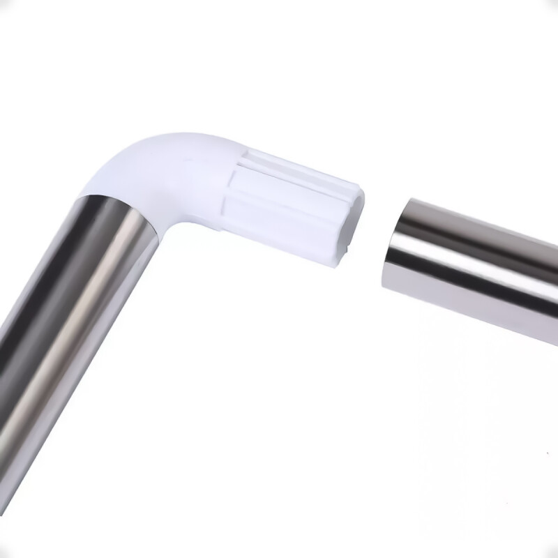 Palo para Cortina de BaÃ±o de 3 Tramos de Acero Inoxidable Palo para Cortina de BaÃ±o de 3 Tramos de Acero Inoxidable