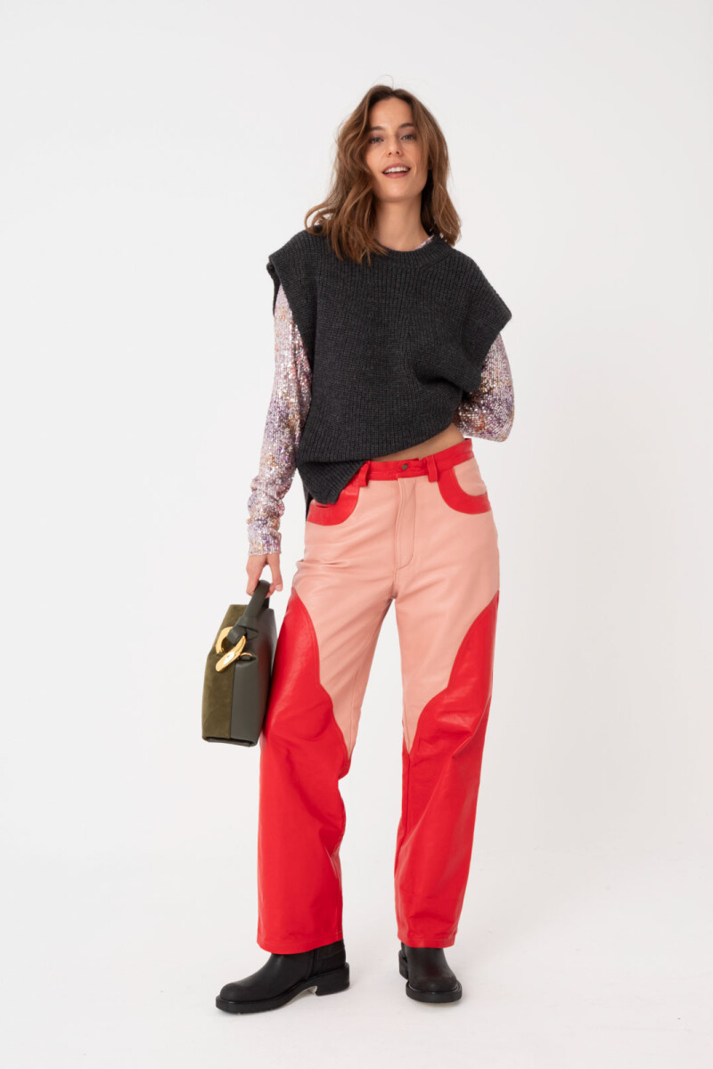 CHALECO BOTONES Gris