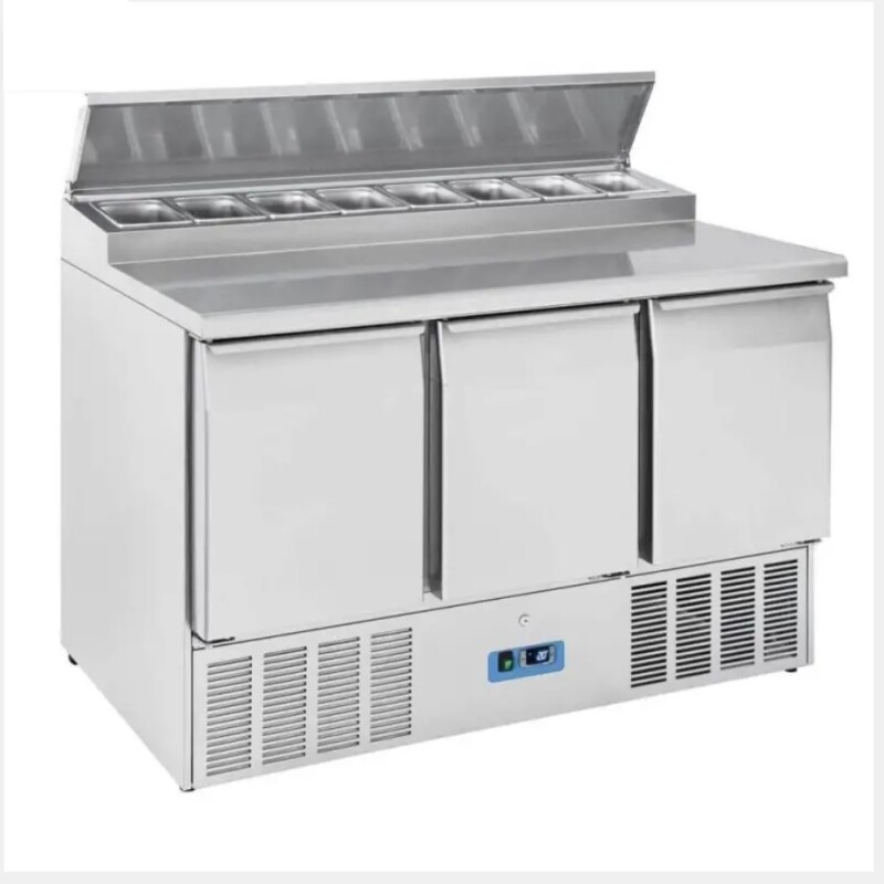Mostrador refrigerado para ensaladas 3 puertas - Coolhead CRS 93A Mostrador refrigerado para ensaladas 3 puertas - Coolhead CRS 93A