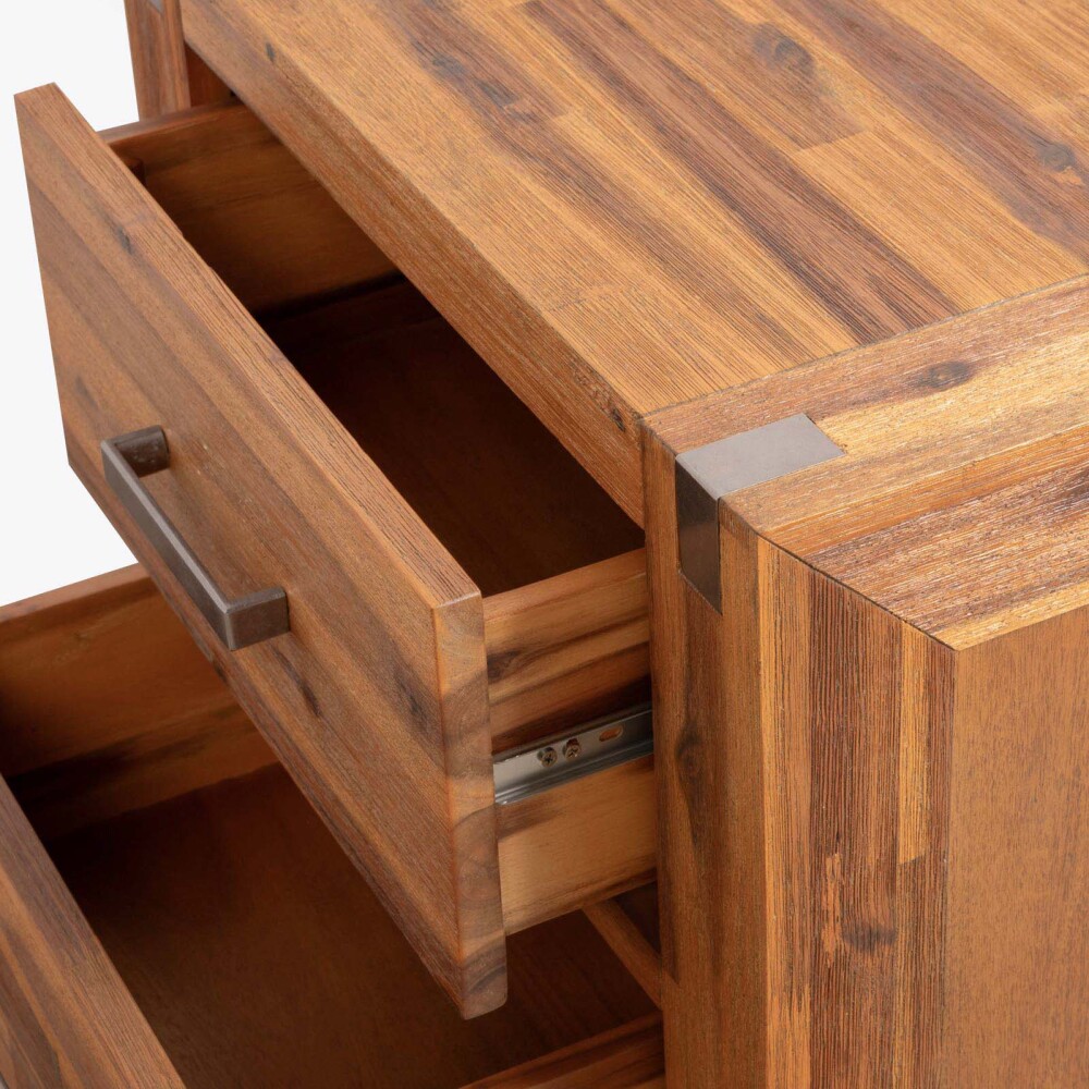 MESA DE LUZ MADERA-ACACIA NATURAL-BEIGE AHF 1202