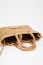 BOLSO MINI TRENZADA Oro
