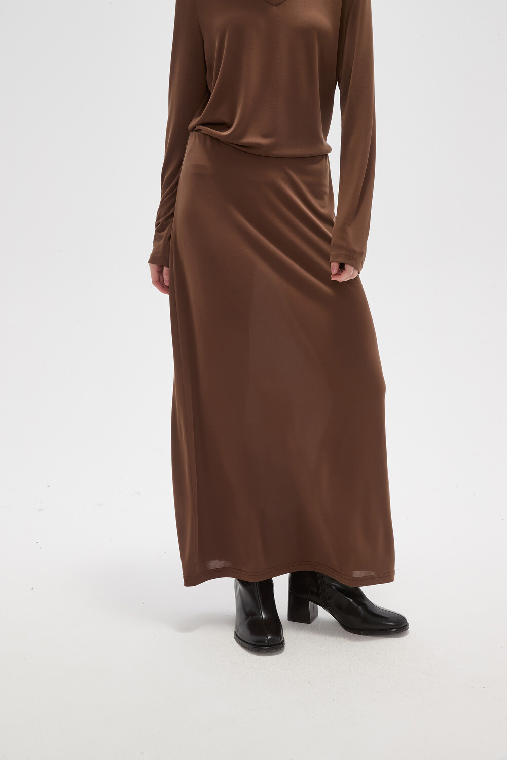 Falda Mache Chocolate