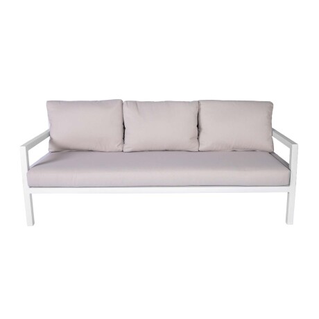 SET DE LIVING (1+2+1) ALUMINIO BLANCO PORTOFINO