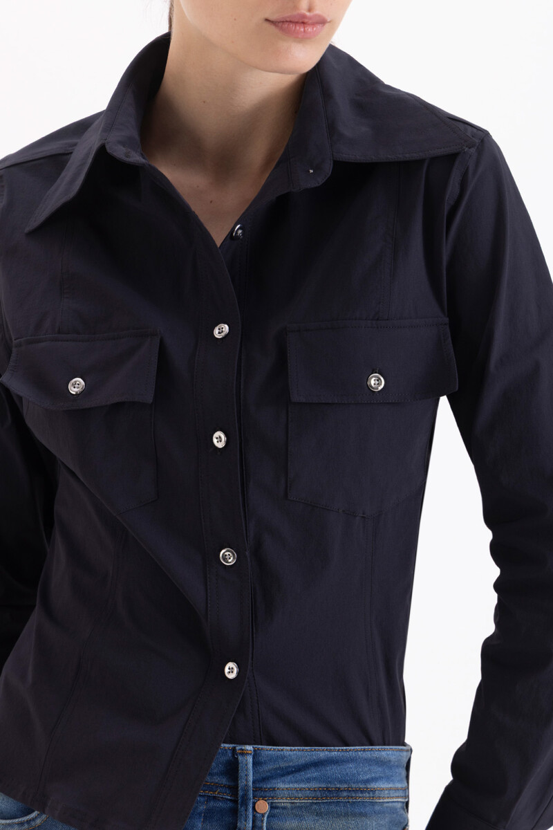 CAMISA KIM Negro