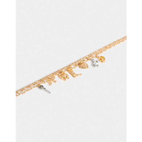 Collar Corto Multidijes Combinacion Bicolor