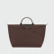 LONGCHAMP - Tote Bag Le Pliage Green L Negro Estampado