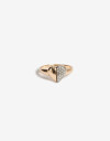 Anillos Chicos Metal Anillo Corazón Metal Biplating - Dorado