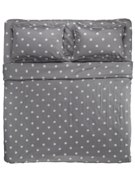 Juego de sábanas satén ANE 240x280 gris Juego de sábanas satén ANE 240x280 gris
