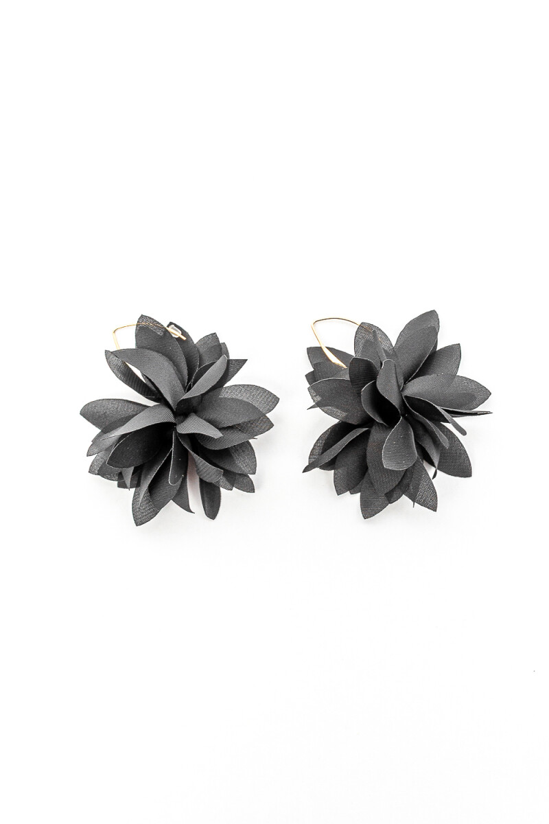Caravana Petal - Negro 