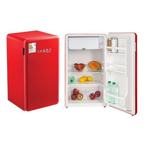 Minibar Frigobar James Retro Rj90 102 L FRIGOBAR JAMES RJ90M RETRO 93L ROJO 91