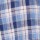 CAMISA DE LINO A CUADROS Azul