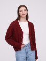 Cardigan Barto Bordeaux