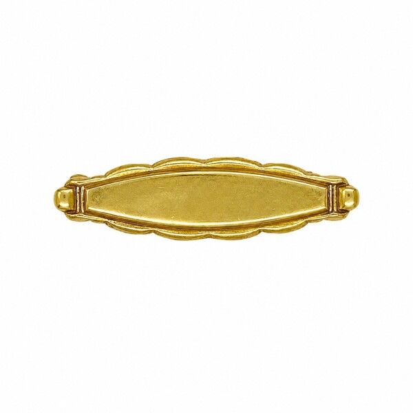 Prendedor almendra - Oro bajo - PRE000002 sinpiedra