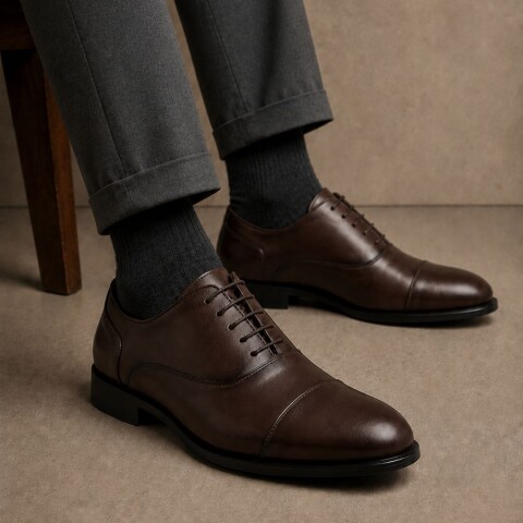 Zapato Oxford Tabacco