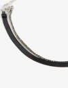 Collares Cortos Color Collares Cortos Black - Plateado Rodio