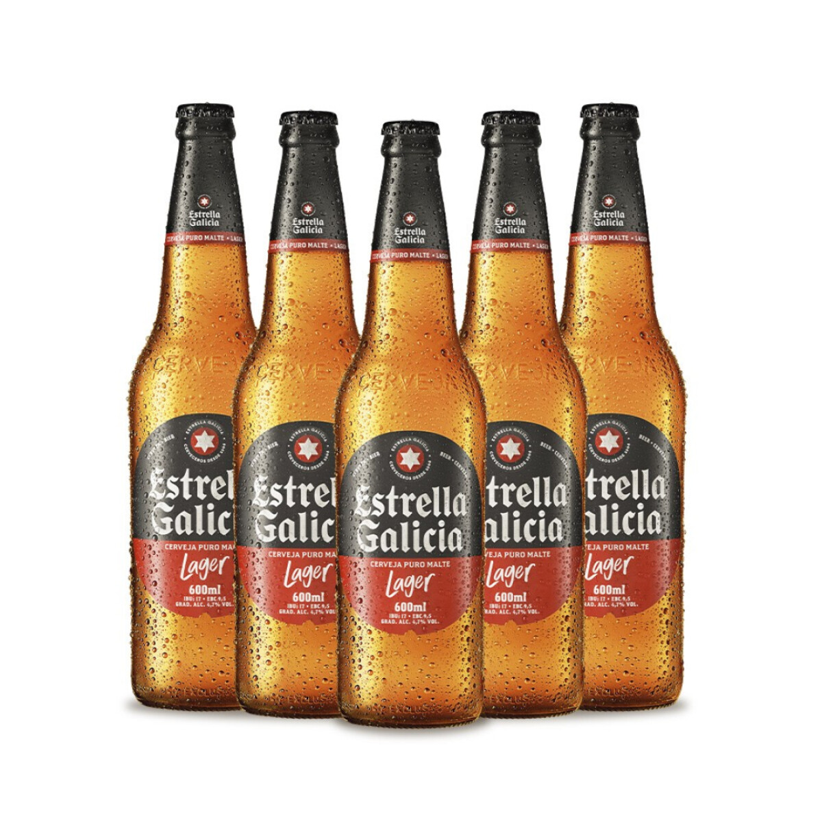Cerveza Estrella Galicia Botella 12 unidades - 600 ml 