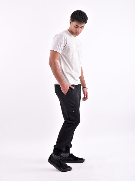 REMERA CHICAGO REGULAR BEIGE MELANGE