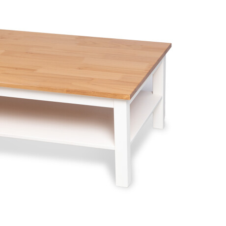 Mesa de centro Vanilla Blanco y Almendra