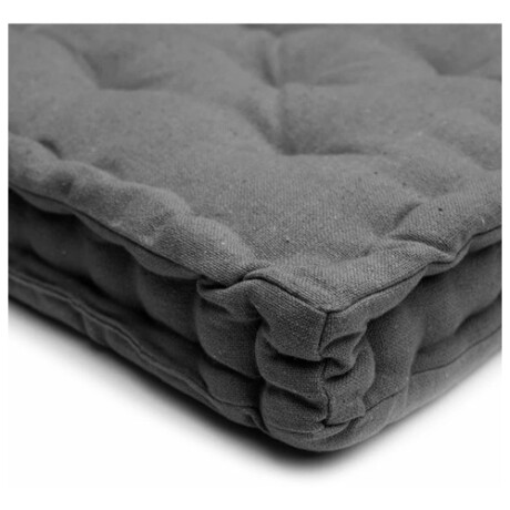 Almohadón Tatami Selecta en algodón 40x40cm Gris oscuro