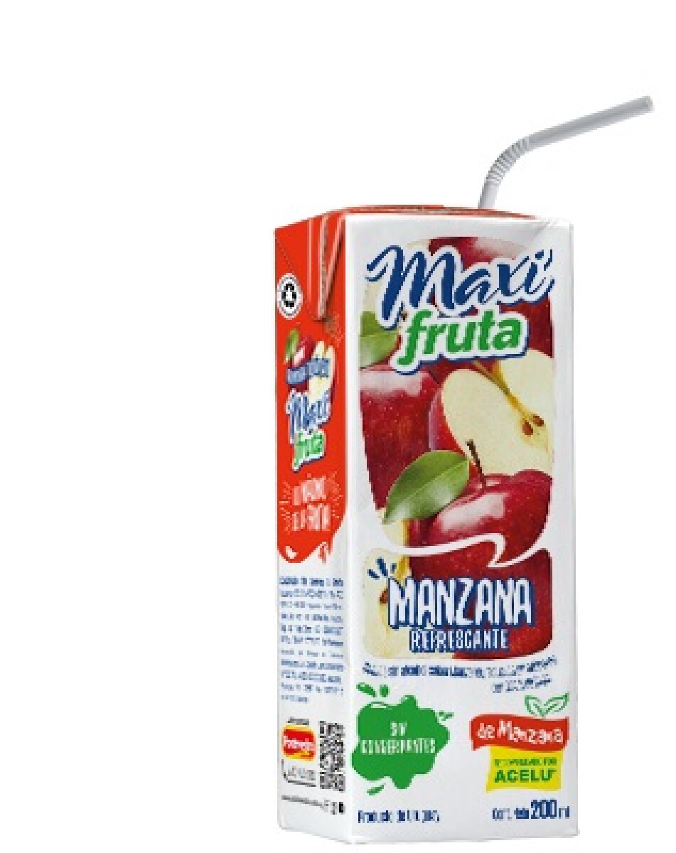 JUGO MAXI FRUTA 200ML MANZANA 