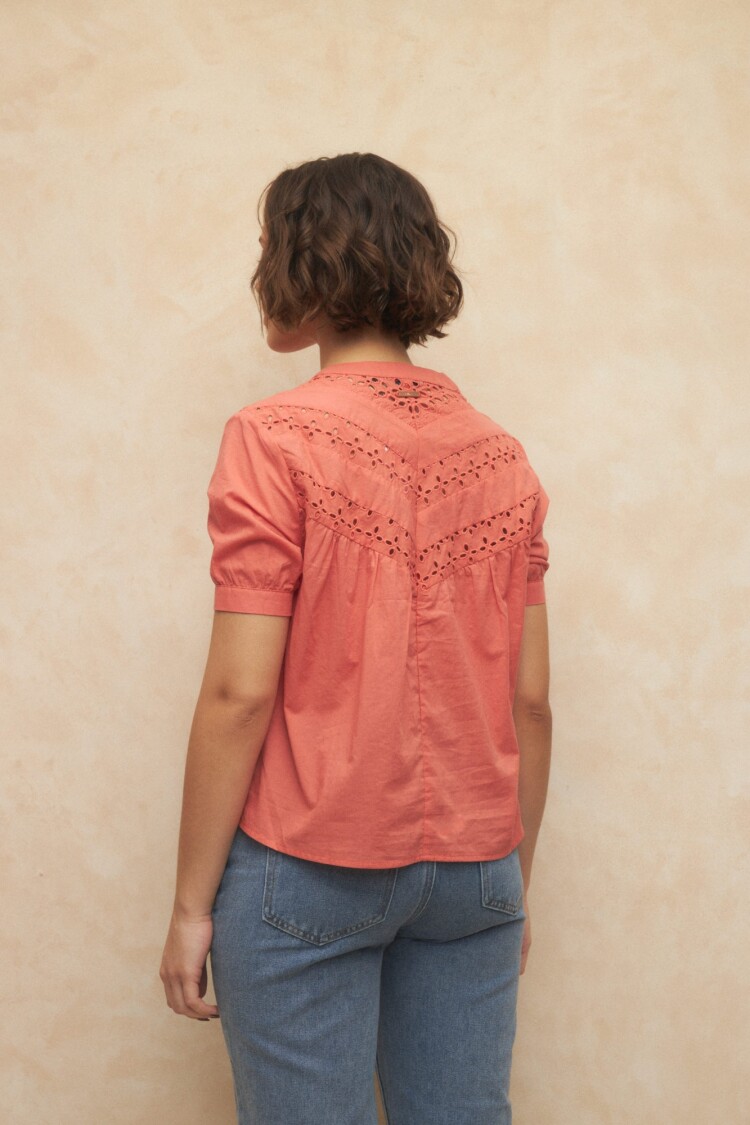 BLUSA TEMPLES Jengibre