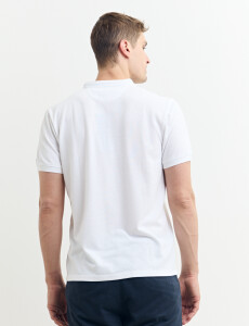 520750 REMERA HARRINGTON LABEL Blanco