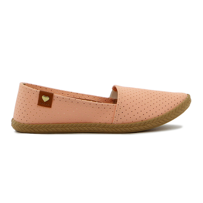 Moleca Zapatilla Casual Calada Durazno