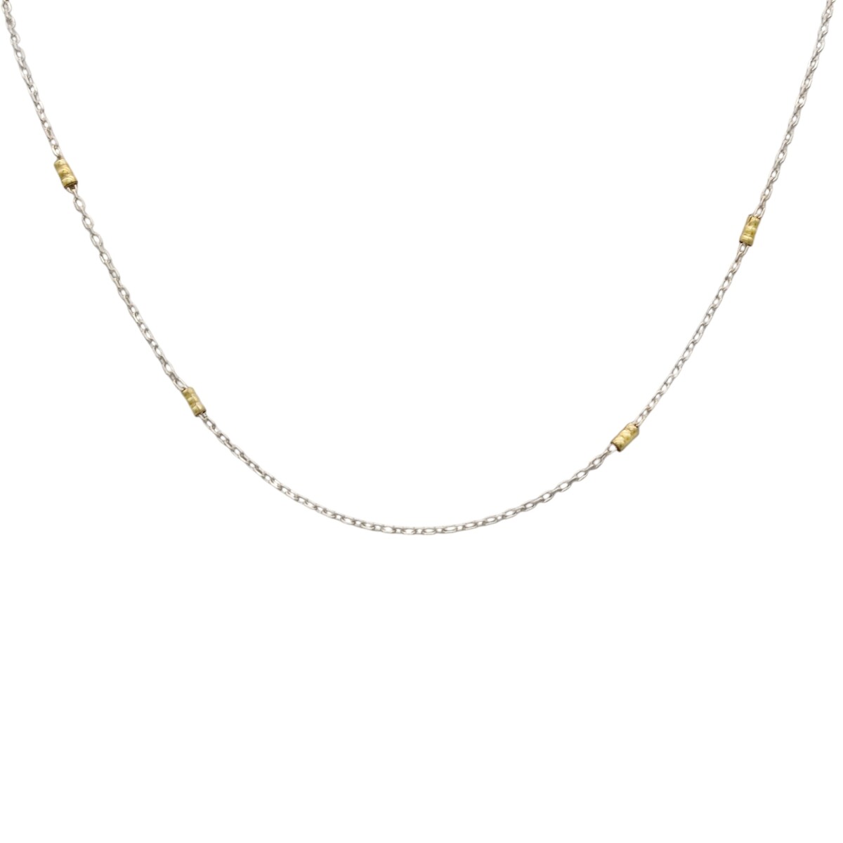 Cadena Force- Plata y Oro-Sin Piedra-CD5067 - sinpiedra 