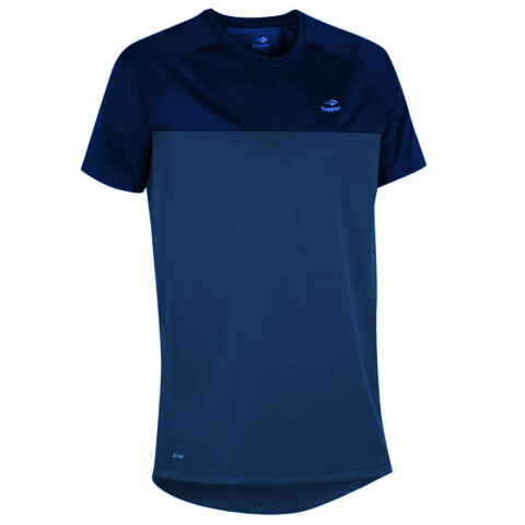 T-SHIRT MC MEN TRNG C-REC II bordo fig AZUL TITAN