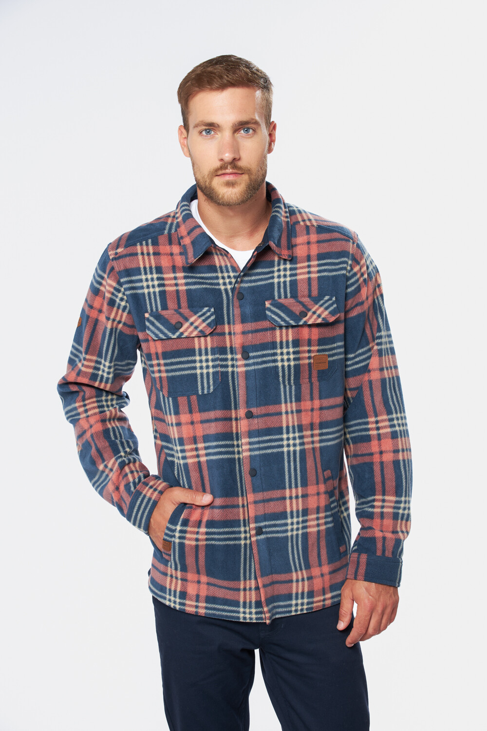 SOBRECAMISA POLAR Ladrillo