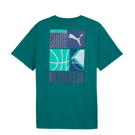 Remera de Hombre Puma Sports Graphic Verde