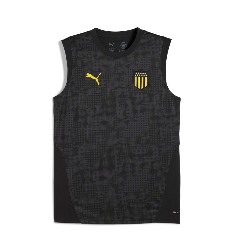 Musculosa de Hombre Puma Peñarol Cap Training Negro - Amarillo