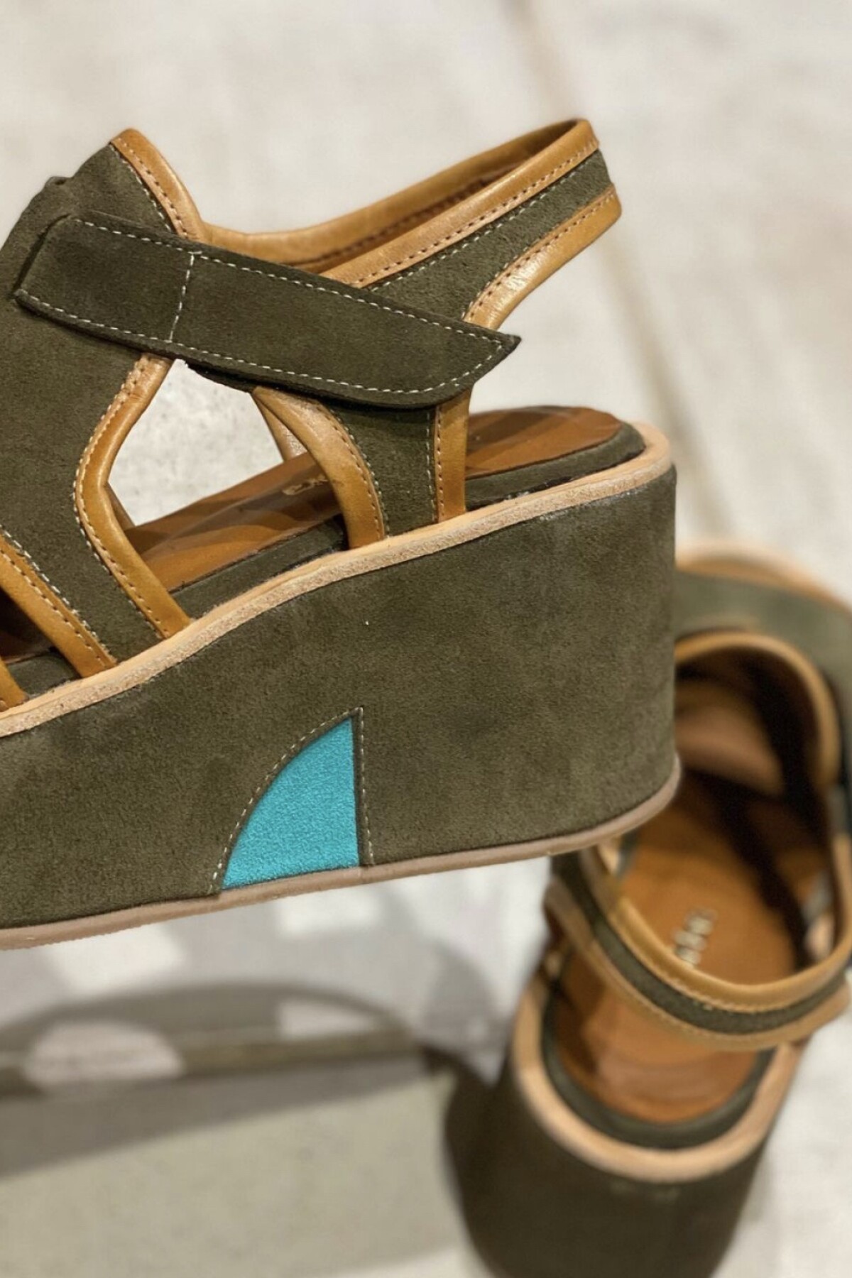 Sandalia Baqueana Verde