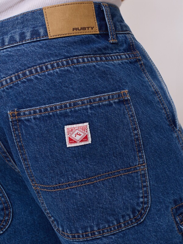 BERMUDA JEAN HARVY RUSTY Azul Medio