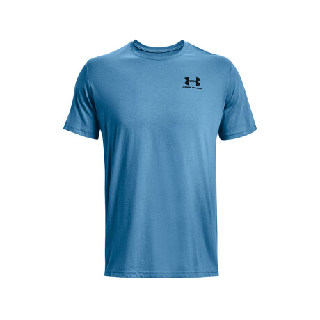 REMERA UNDER ARMOUR SPORTSTYLE LC SS Light Blue