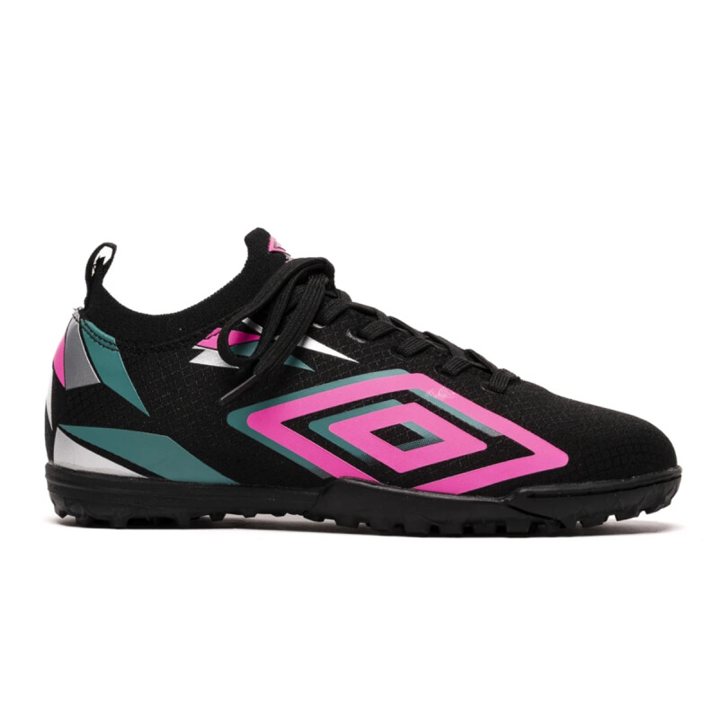 Championes Umbro Futbol5 Adulto (TF) HIT TF de Hombre - 20106346 Negro-fucsia