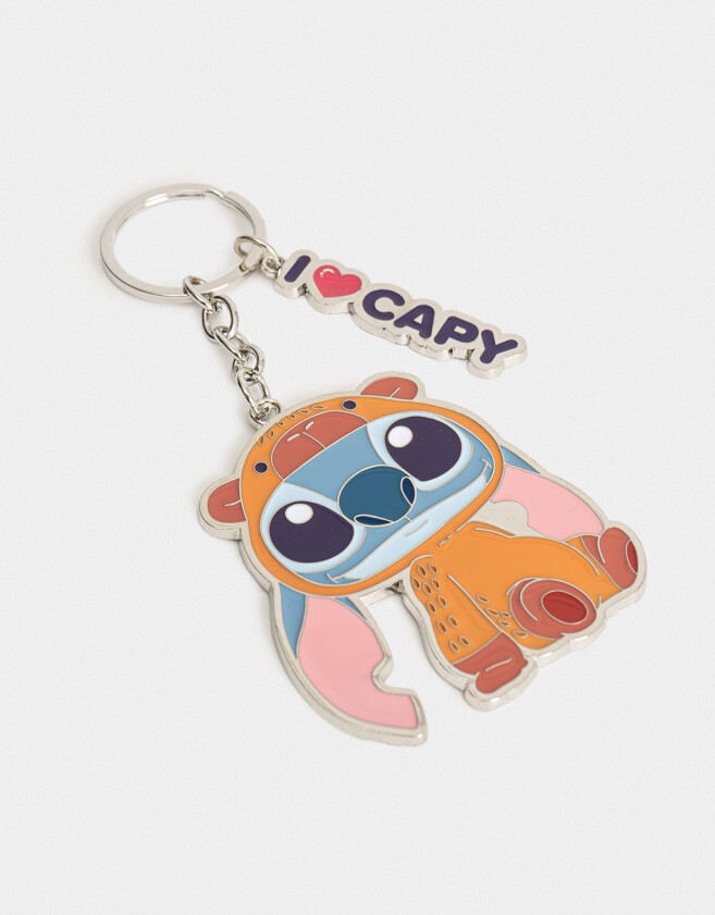 Pin Esmaltado Pin Metálico "stitch Capybara" - Combinacion Multicolor