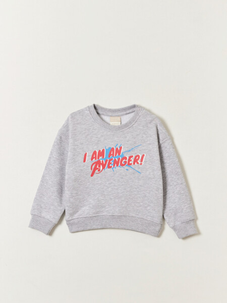 Buzo deportivo Avengers Gris Melange