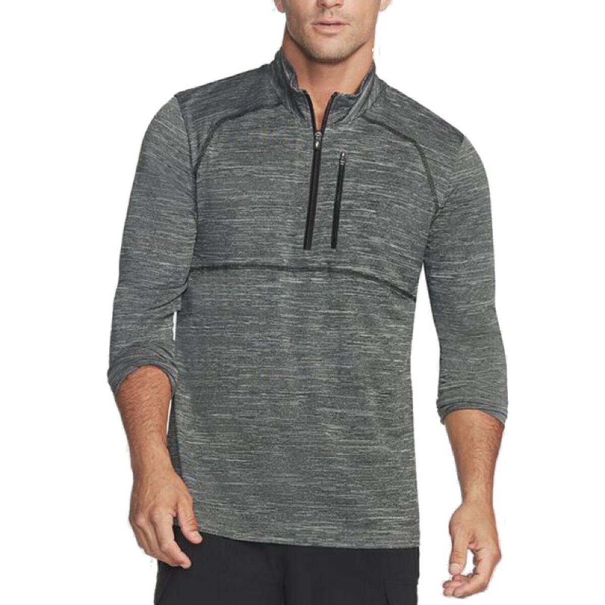 Buzo Skechers On The Road 1/4Zip - Gris 