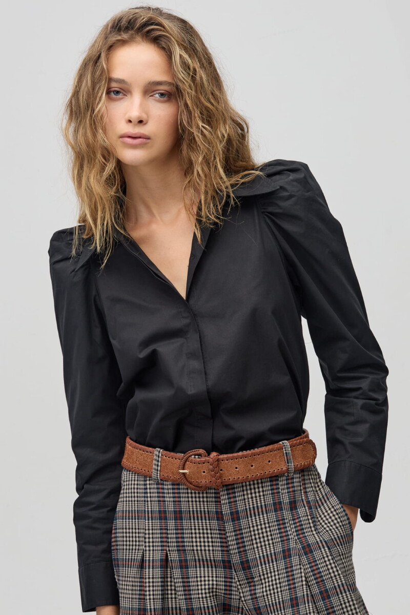 Camisa Lola en Algodón - Negro 