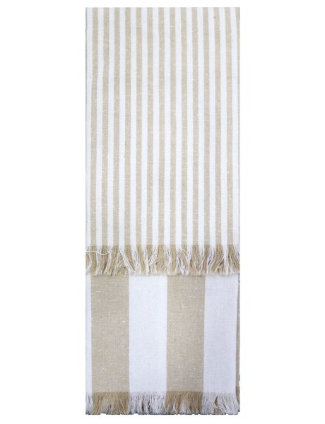 SET X2 REPASADORES 40X60CM RAYAS BEIGE SET X2 REPASADORES 40X60CM RAYAS BEIGE