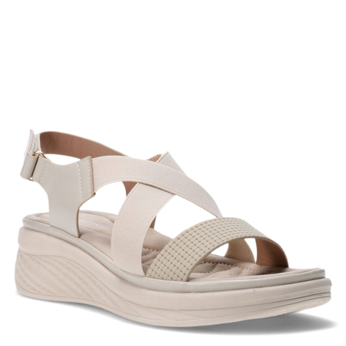 Sandalias de Mujer Lady Confort Shelton - Beige Claro 