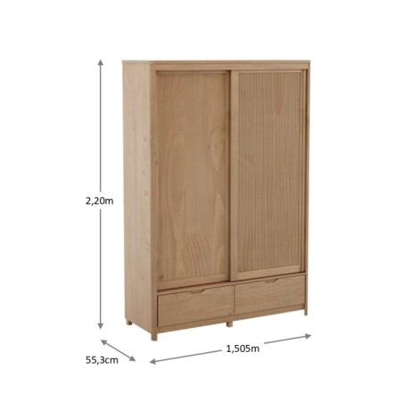 Armario 2 Puertas Corredizas Nest Tauri U