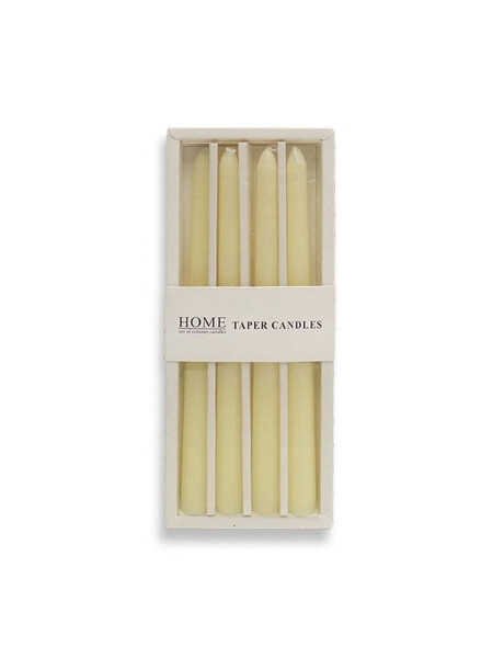 SET 4 VELAS 25CM BLANCO SET 4 VELAS 25CM BLANCO