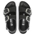Sandalia Milano Big Buckle LEOI - Estrecho Negro