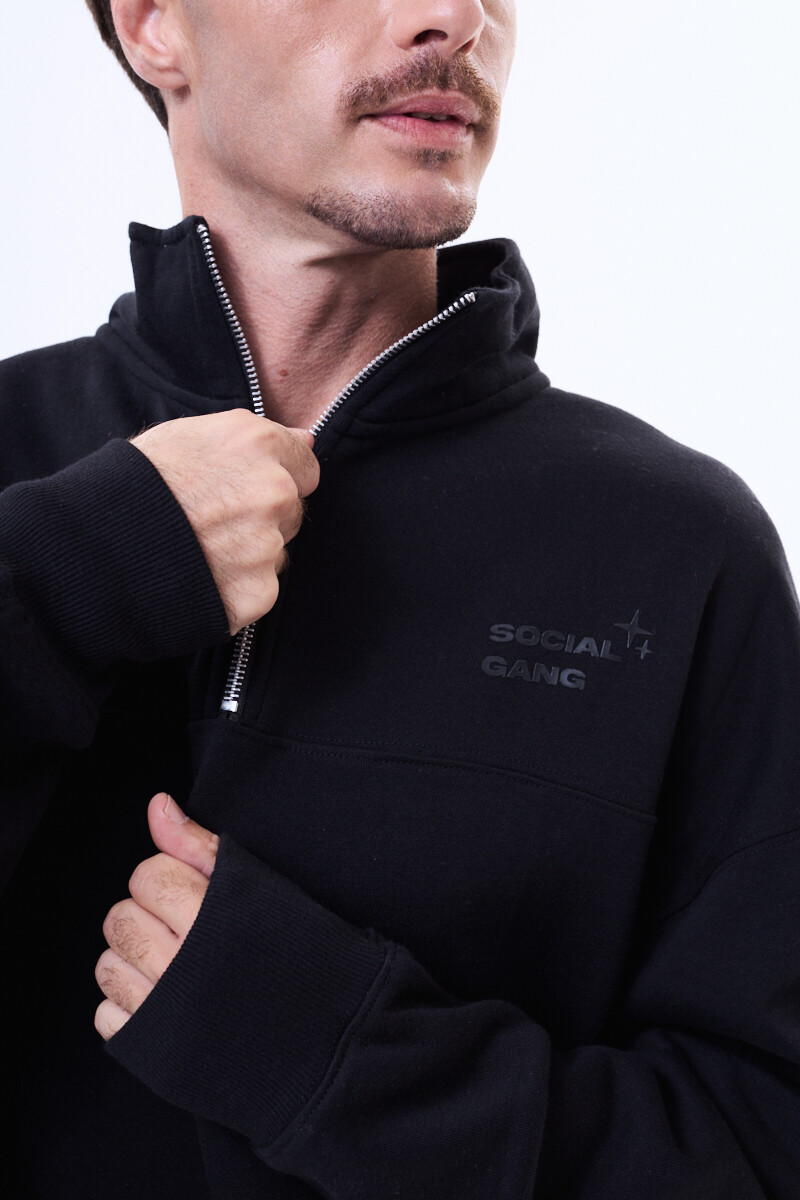 Buzo de felpa Madrid Negro