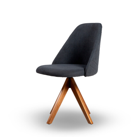 Silla Giratoria Karol 141- Tela Microfibra 226 (Grafito)